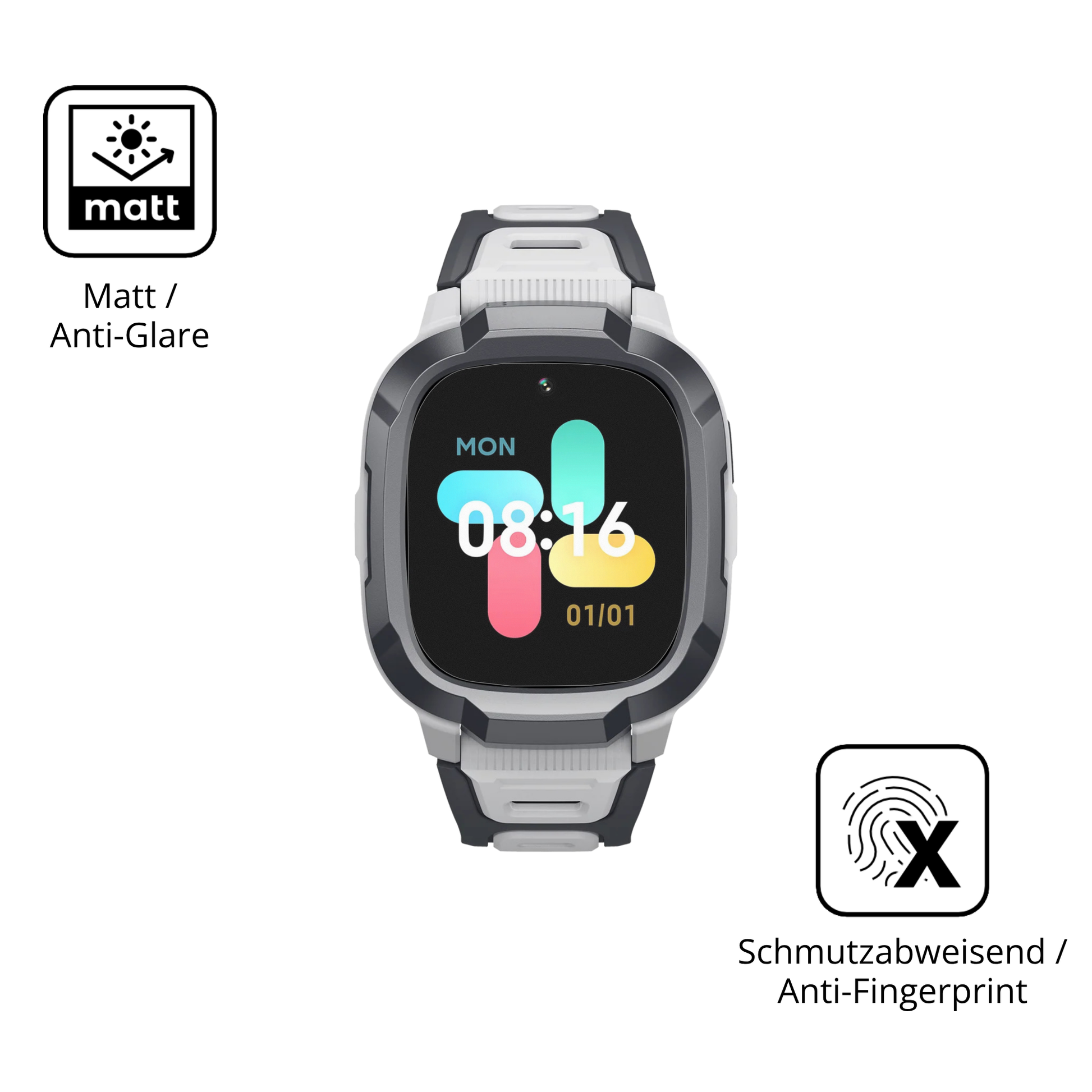 Dünne und entspiegelnde Folie passend zugeschnitten für mibrop6