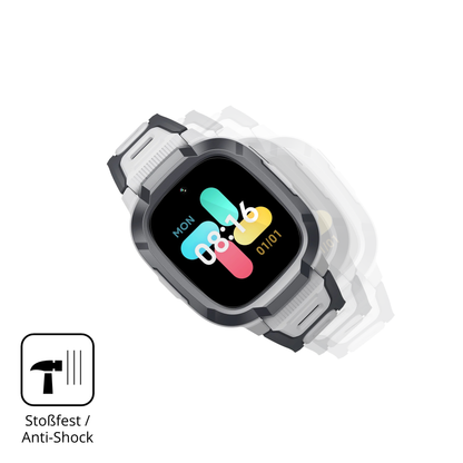 Schutz gegen Kratzer auf dem mibrop6 Glas durch Schlüssel, Stöße gegen die Tischkante oder Stürze