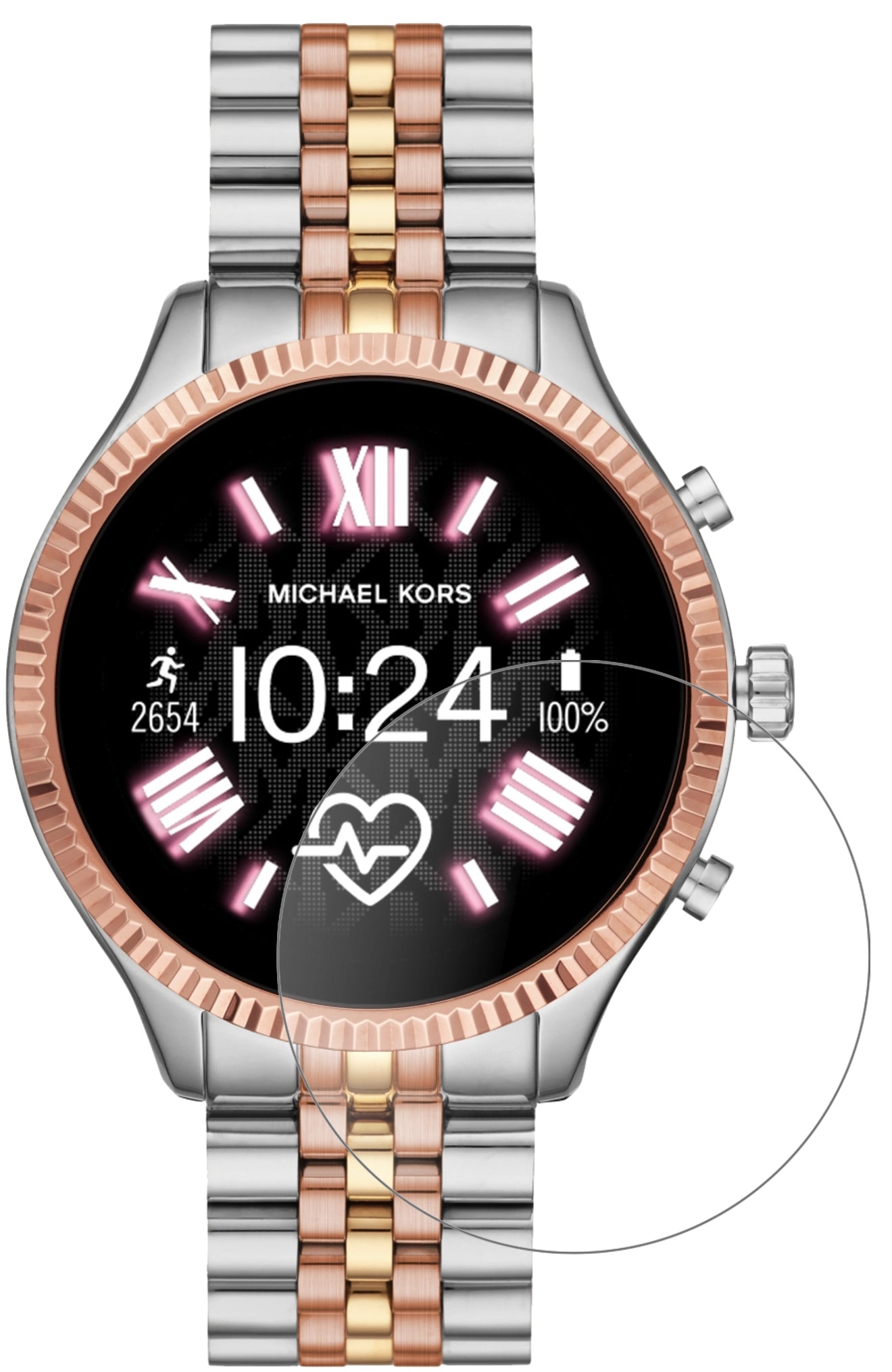 1x 9H Schutzfolie matt für Michael Kors Lexington 2 Panzerfolie