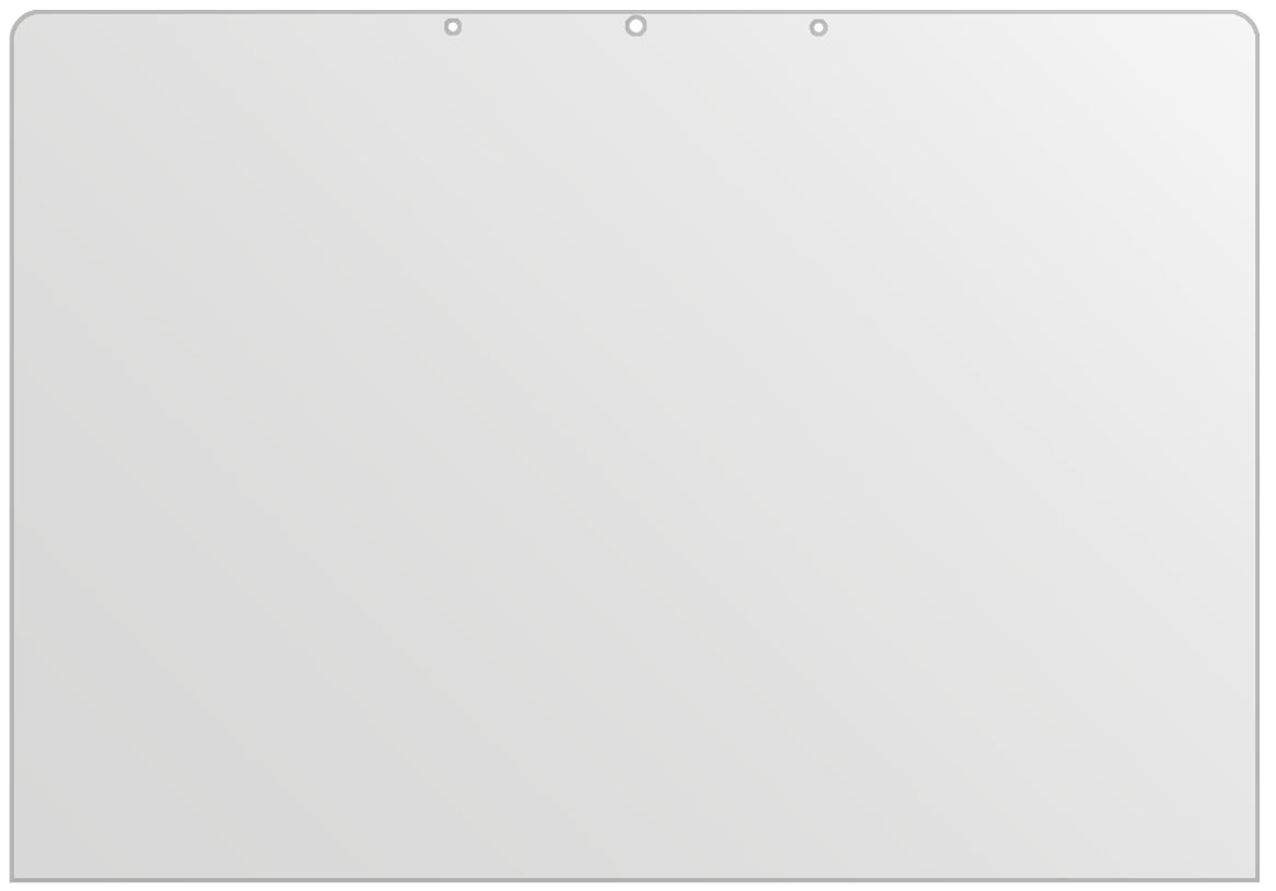 dipos Displayschutz für Microsoft Surface Laptop 3 13.5 Zoll, mattierte Oberfläche, geringe Dicke und perfekte Passform