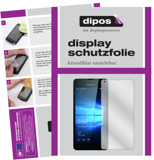 Perfekte Passform und ultimative Qualität: Unser 9H Panzerglas bietet Schutz für Microsoft-Lumia 550
