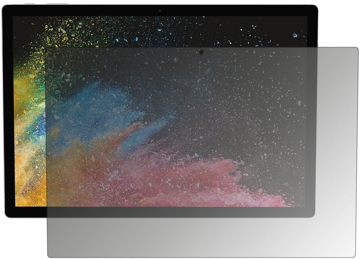 Blickschutzfolie von dipos passend für Microsoft Surface Book 3 15 Zoll, präziser Zuschnitt und blasenfrei montiert