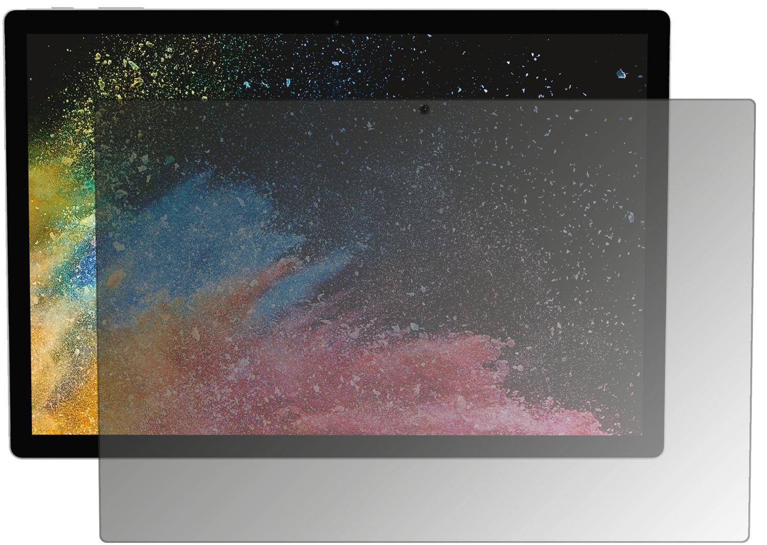 Blickschutzfolie von dipos passend für Microsoft Surface Book 3 15 Zoll, präziser Zuschnitt und blasenfrei montiert