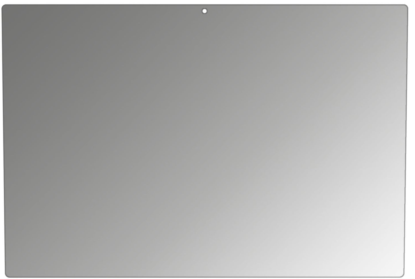MicrosoftSurface Book 3 15 Zoll mit aufgebrachtem dipos Displayschutz, der seitliche Einblicke blockiert