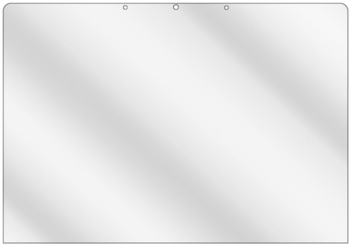 1x Schutzfolie klar für Microsoft Surface Laptop 3 13.5 Zoll Display-Schutzfolie