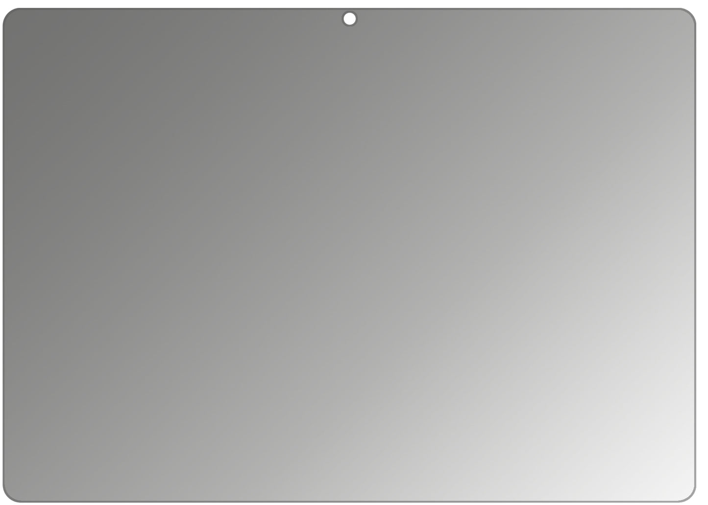 Blickschutzfolie für Microsoft Surface Pro X matt Schutzfolie Privacy