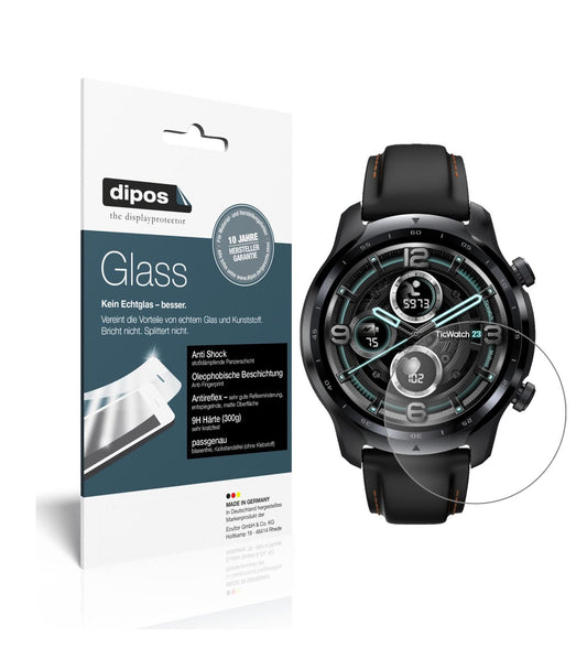 1x 9H Schutzfolie matt für Mobvoi TicWatch Pro 3 (47mm) Panzerfolie