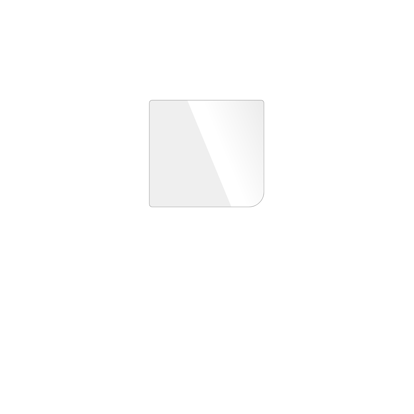 dipos Displayschutz für Modretro Chromatic, transparente Oberfläche, geringe Dicke und perfekte Passform