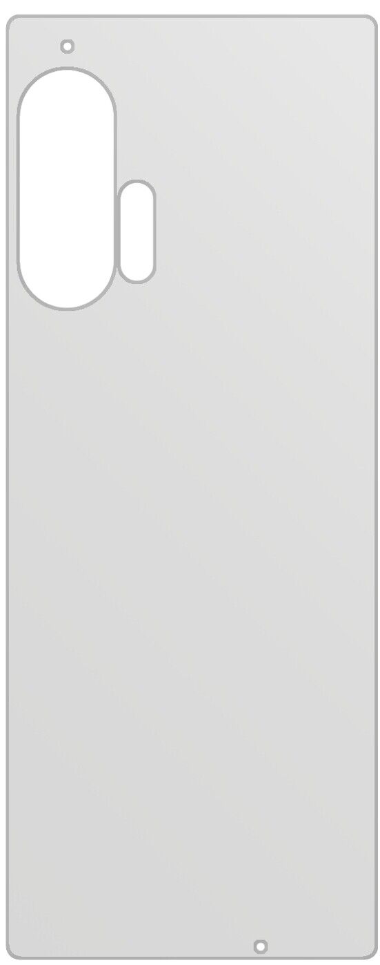 dipos Displayschutz für Motorola Edge Rückseite, mattierte Oberfläche, geringe Dicke und perfekte Passform