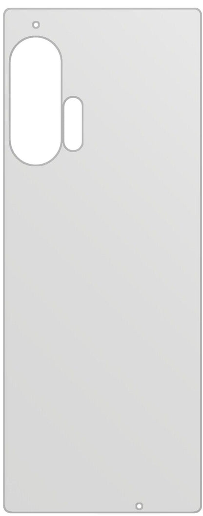 dipos Displayschutz für Motorola Edge Rückseite, mattierte Oberfläche, geringe Dicke und perfekte Passform
