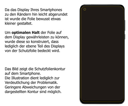 dipos Displayschutz für Motorola Moto G Stylus (2021), transparente Oberfläche, perfekte Passform auch für die Rundungen