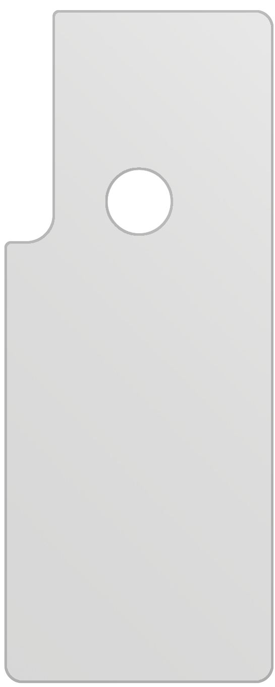 dipos Displayschutz für Motorola Moto G8 Plus Rückseite, mattierte Oberfläche, geringe Dicke und perfekte Passform