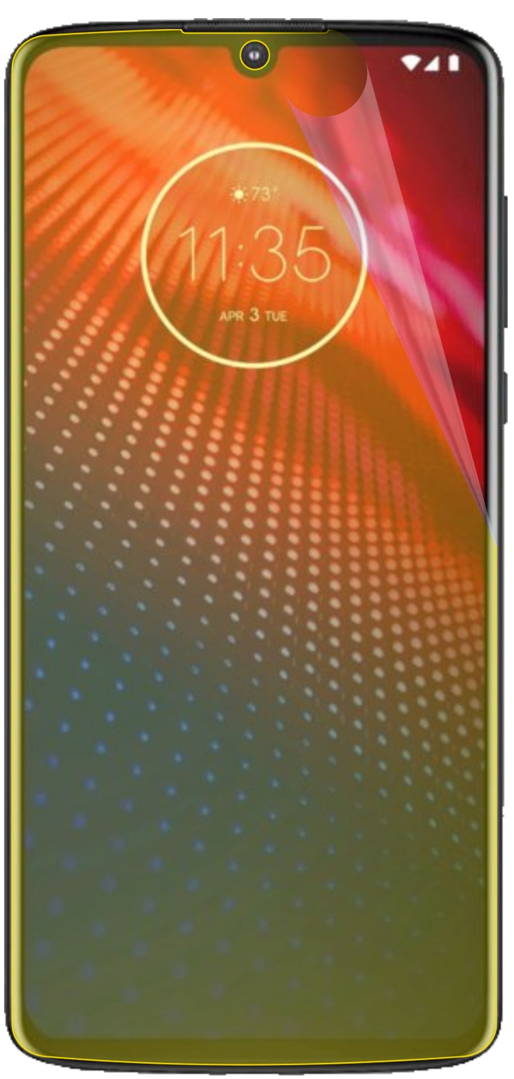 dipos Displayschutz für Motorola Moto Z4, transparente Oberfläche, geringe Dicke und perfekte Passform