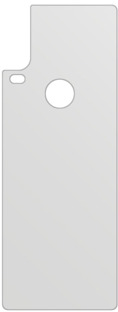 dipos Displayschutz für Motorola One Action Rückseite, mattierte Oberfläche, geringe Dicke und perfekte Passform