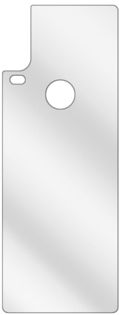 dipos Displayschutz für Motorola One Action Rückseite, transparente Oberfläche, geringe Dicke und perfekte Passform