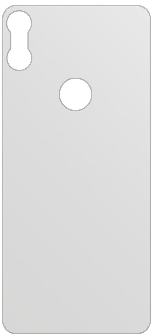 dipos Displayschutz für Motorola One Rückseite, mattierte Oberfläche, geringe Dicke und perfekte Passform