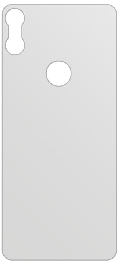 dipos Displayschutz für Motorola One Rückseite, mattierte Oberfläche, geringe Dicke und perfekte Passform