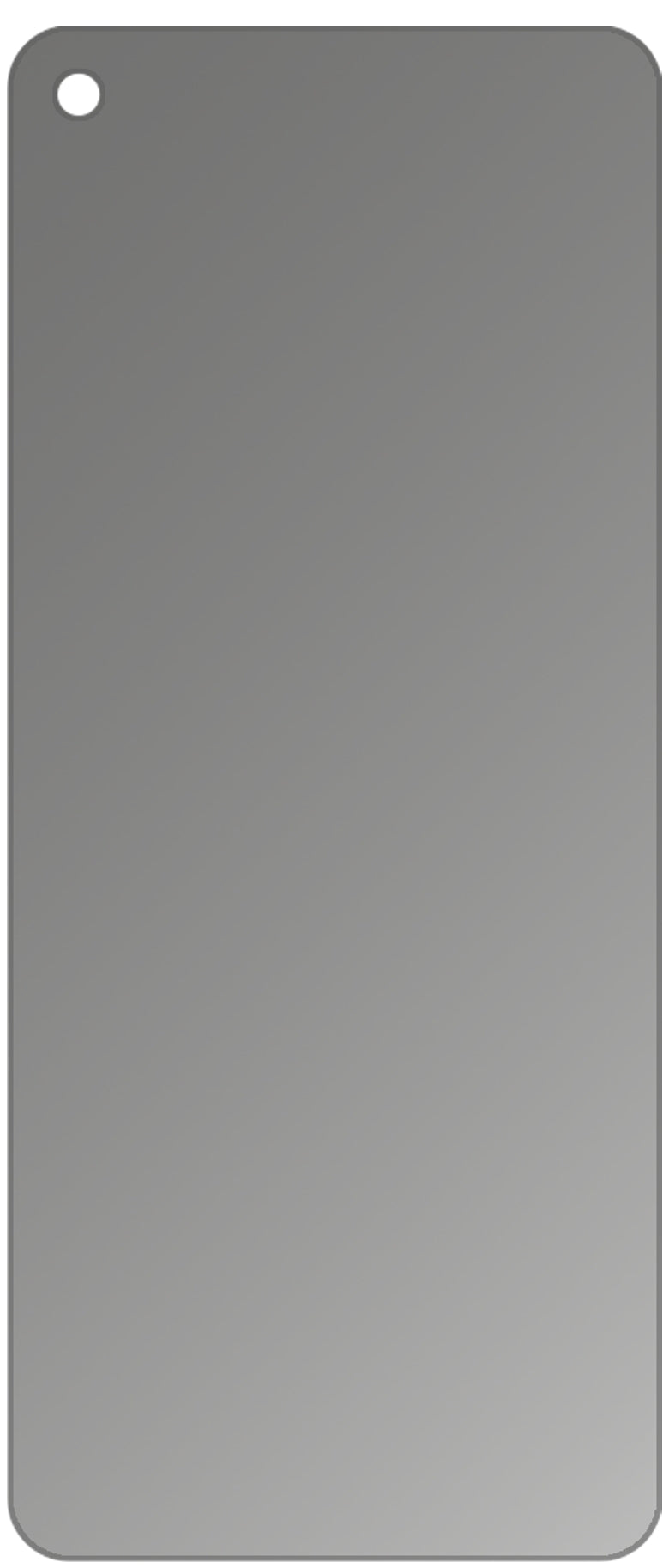 dipos Displayschutz für Motorola P50, mattierte Oberfläche, Blickschutzfilter und perfekter Passform