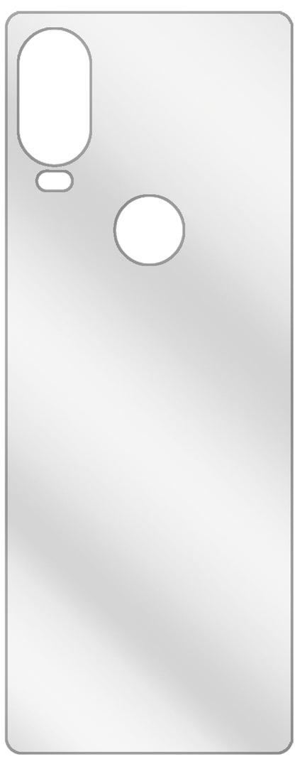 dipos Displayschutz für Motorola One Vision Rückseite, transparente Oberfläche, geringe Dicke und perfekte Passform