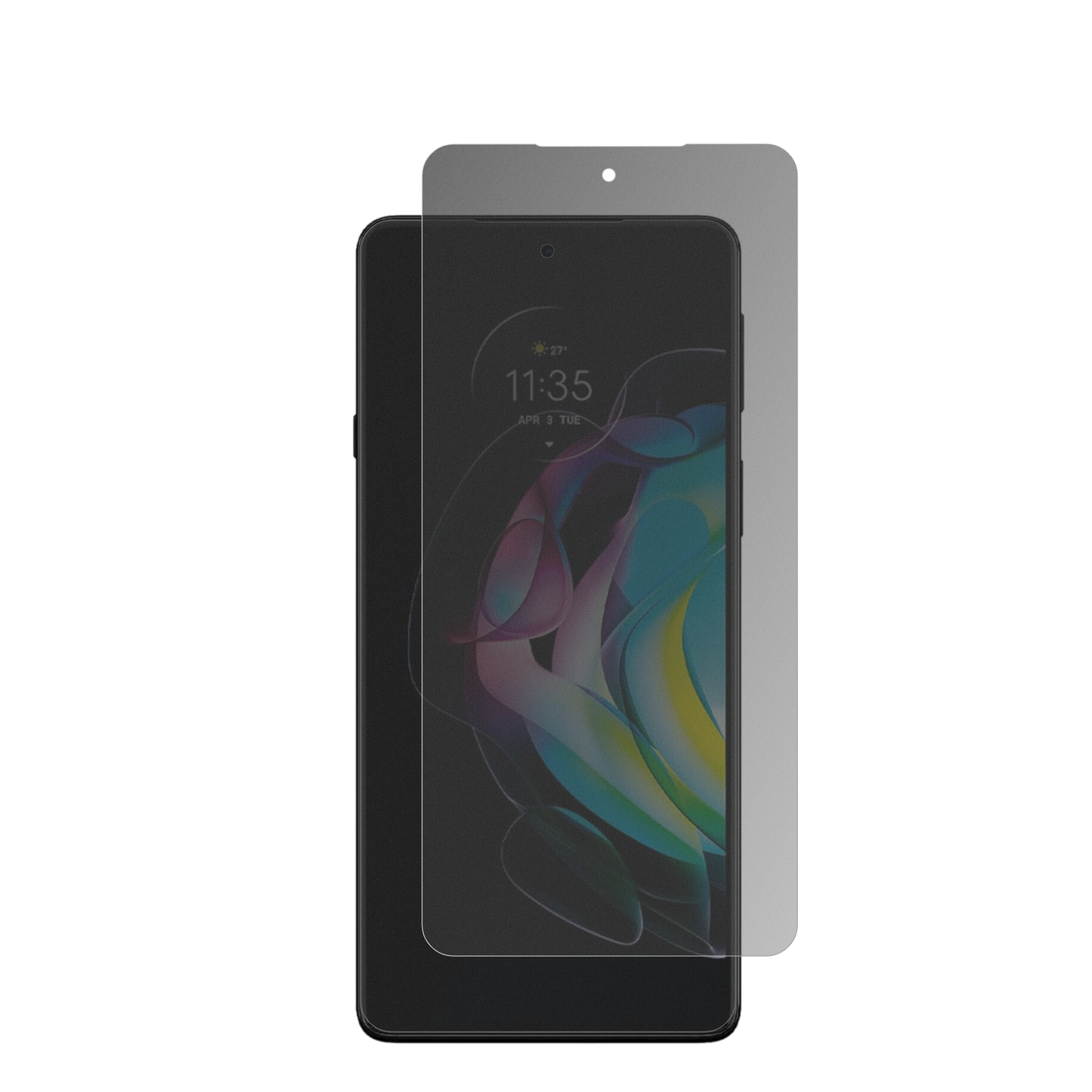 Full Cover Privacy Blickschutzfolie für Motorola Edge 20