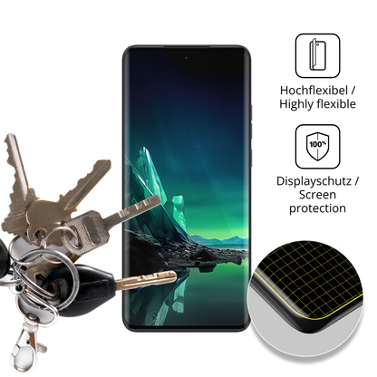 dipos Displayschutz für Motorola Edge 40 Neo, transparente Oberfläche, geringe Dicke und perfekte Passform
