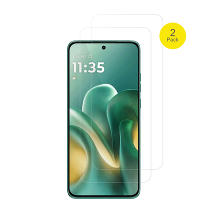 MotorolaEdge 60 Neo mit aufgebrachter dipos Displayschutzfolie, glasklare Darstellung ohne Einschränkungen