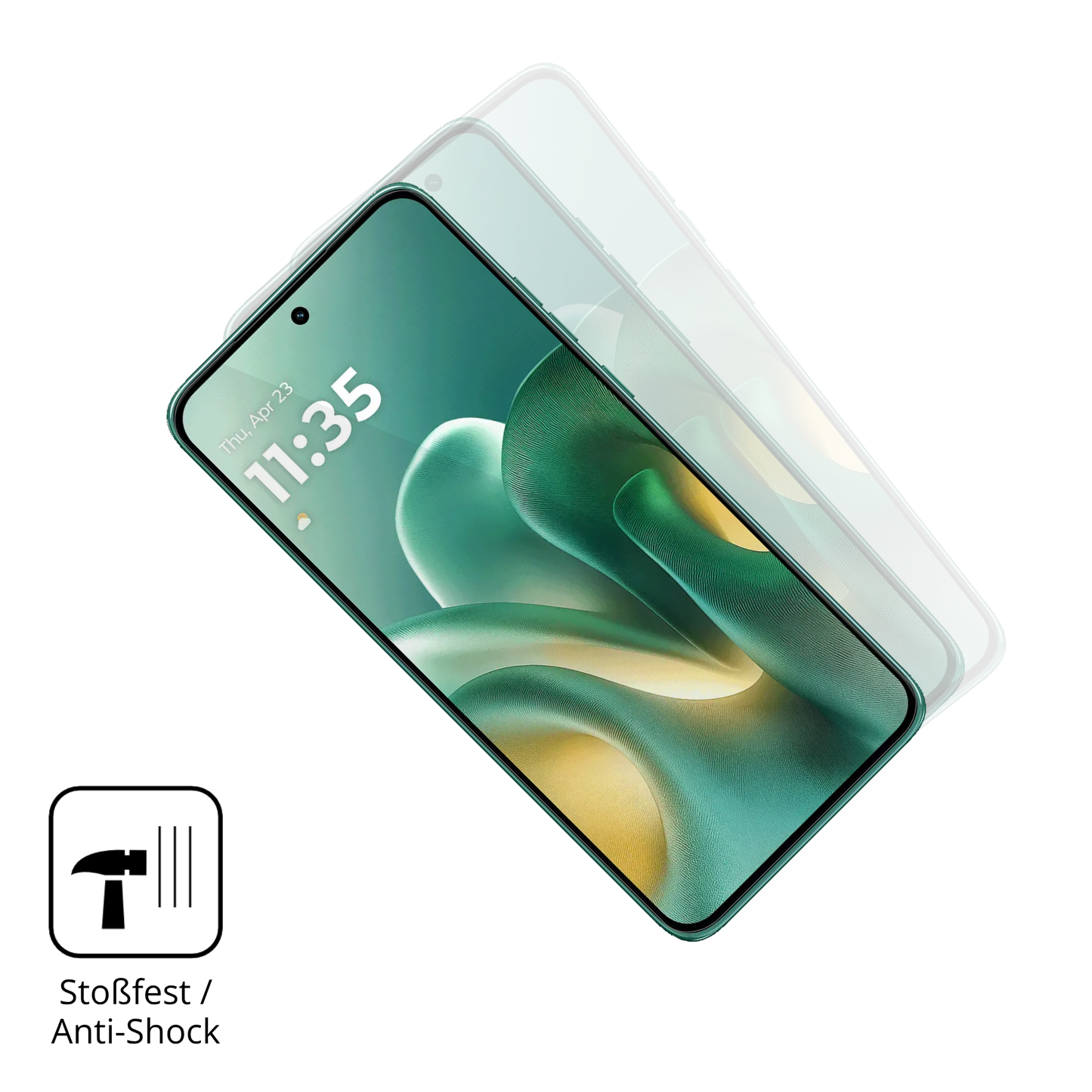 Schutz gegen Kratzer auf dem Motorola Edge 60 Neo Glas durch Schlüssel oder Ähnliches