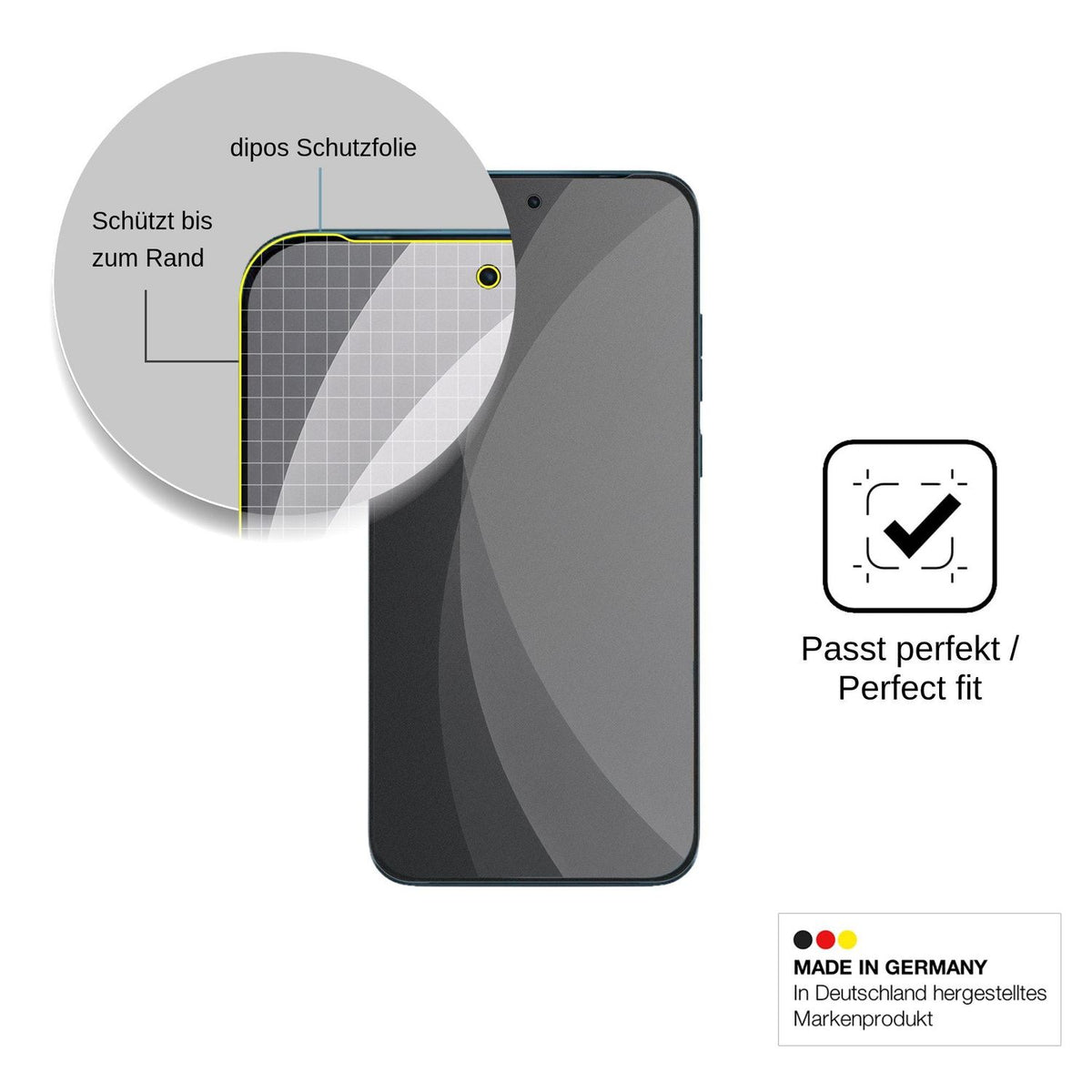 Full Cover Privacy Blickschutzfolie für Motorola Edge 70 Plus