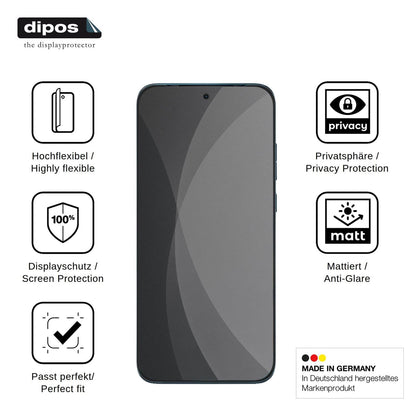 Full Cover Privacy Blickschutzfolie für Motorola Edge 70 Plus