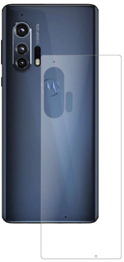 2x 9H Schutzfolie matt für Motorola Edge Plus Rückseite Panzerfolie
