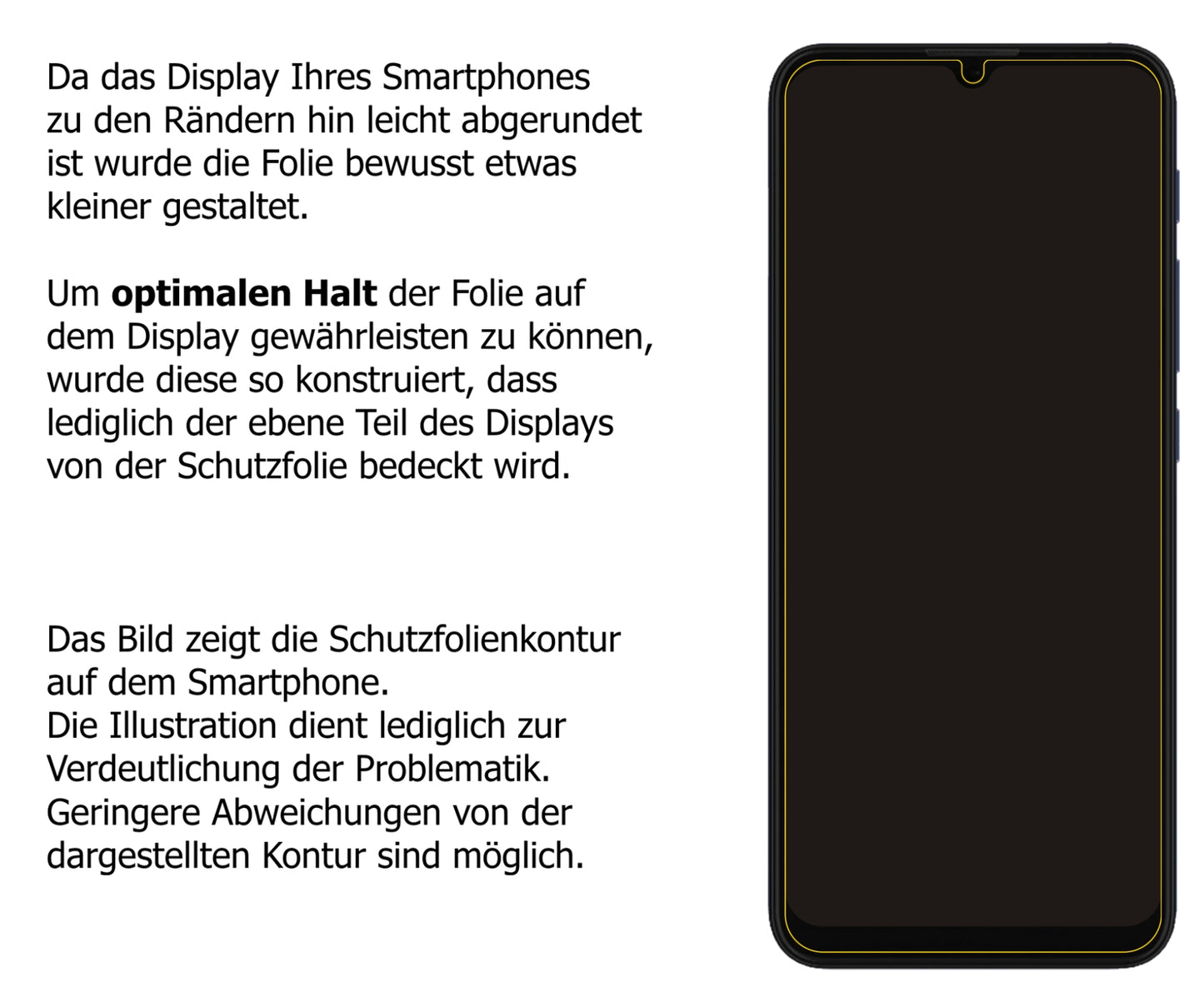 dipos Displayschutz für Motorola G20 SE, transparente Oberfläche, perfekte Passform auch für die Rundungen