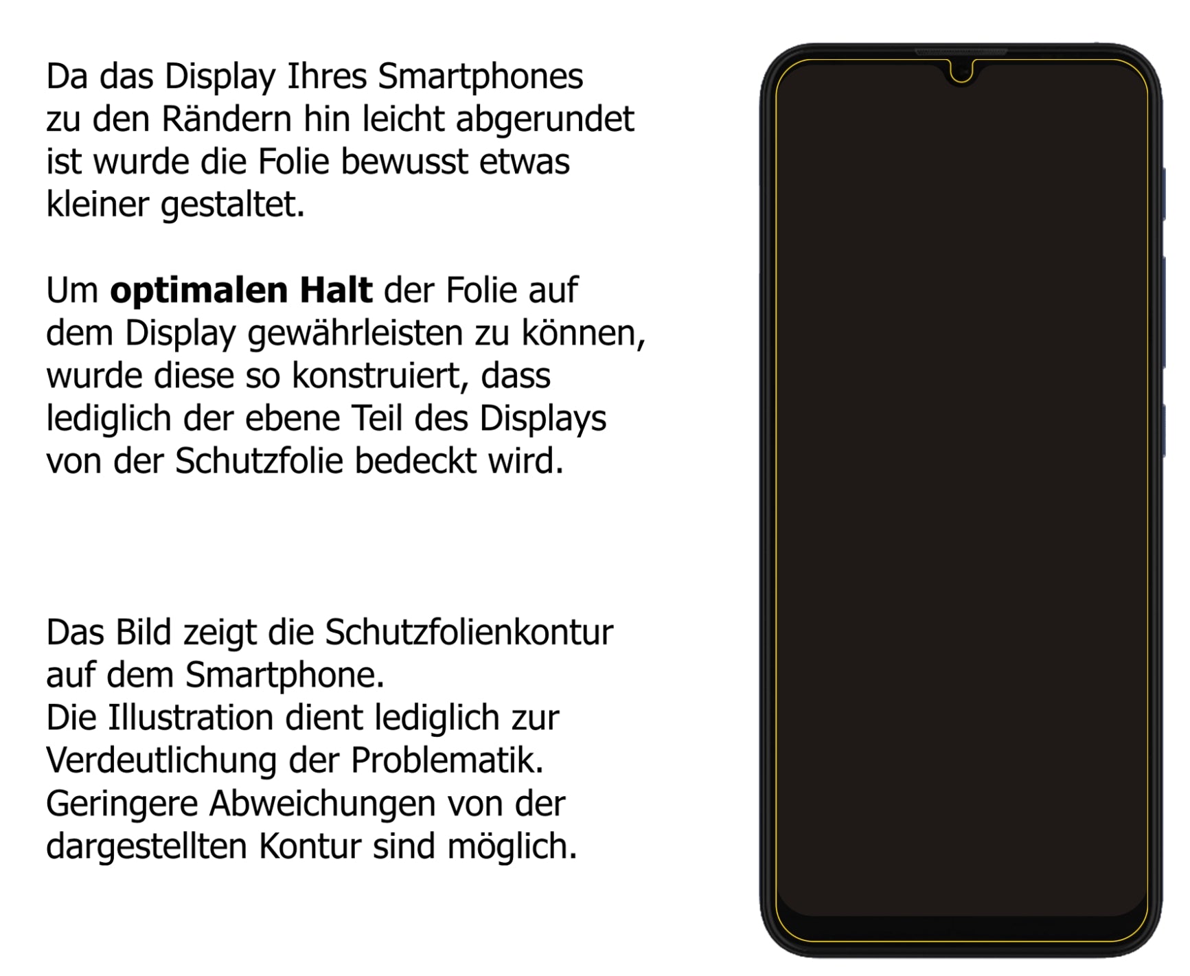 dipos Displayschutz für Motorola G20 SE, transparente Oberfläche, perfekte Passform auch für die Rundungen