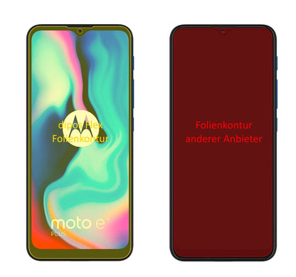 3x 3D Full Cover Schutzfolie für Motorola Moto E7 Plus