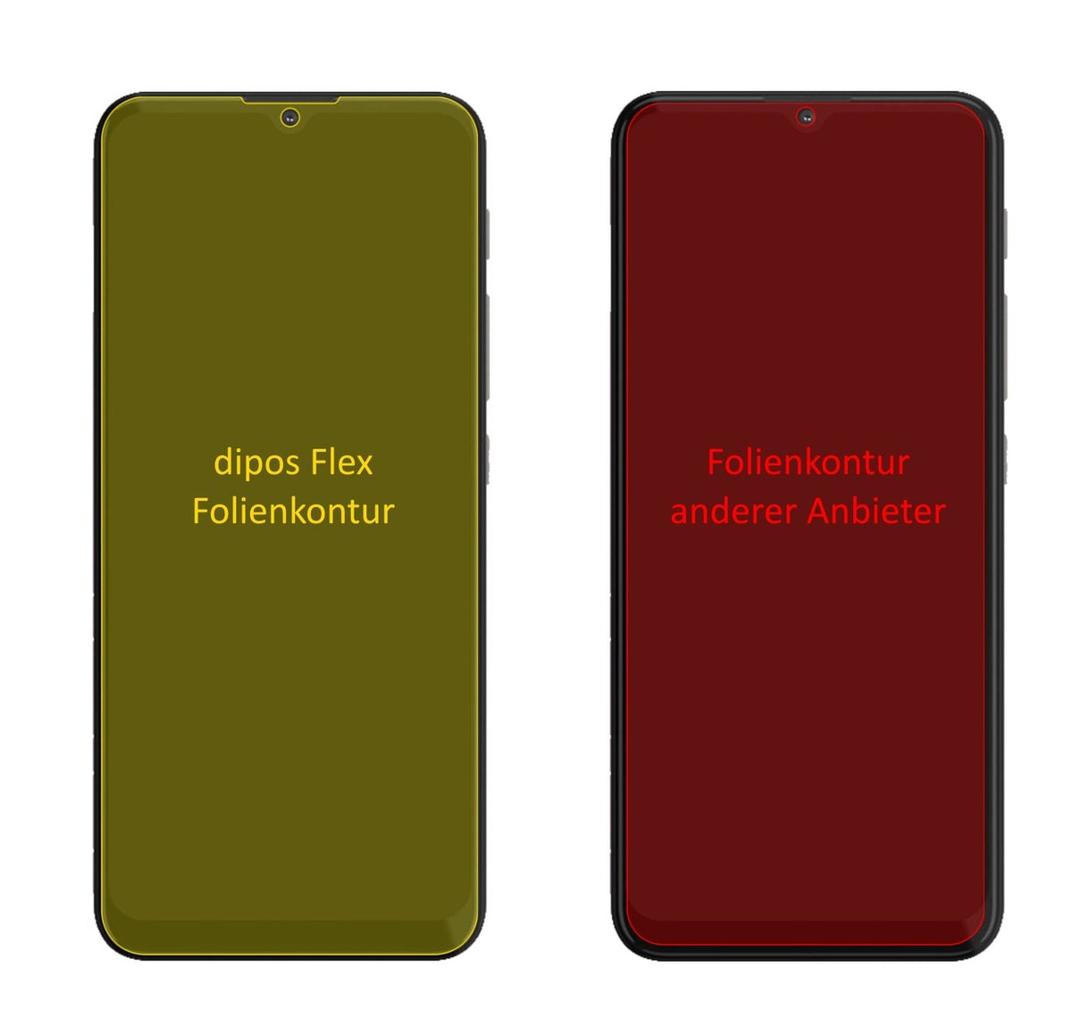 2x 3D Full Cover Schutzfolie für Motorola Moto G10 Power