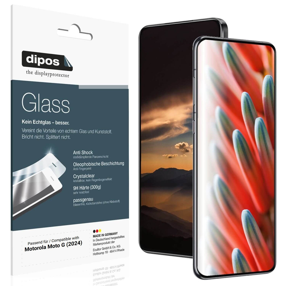 2x 9H Schutzfolie für Motorola Moto G (2024) Panzerfolie