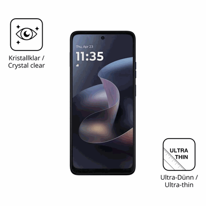 Dünne und klare Folie passend zugeschnitten für motorolamoto g 2026