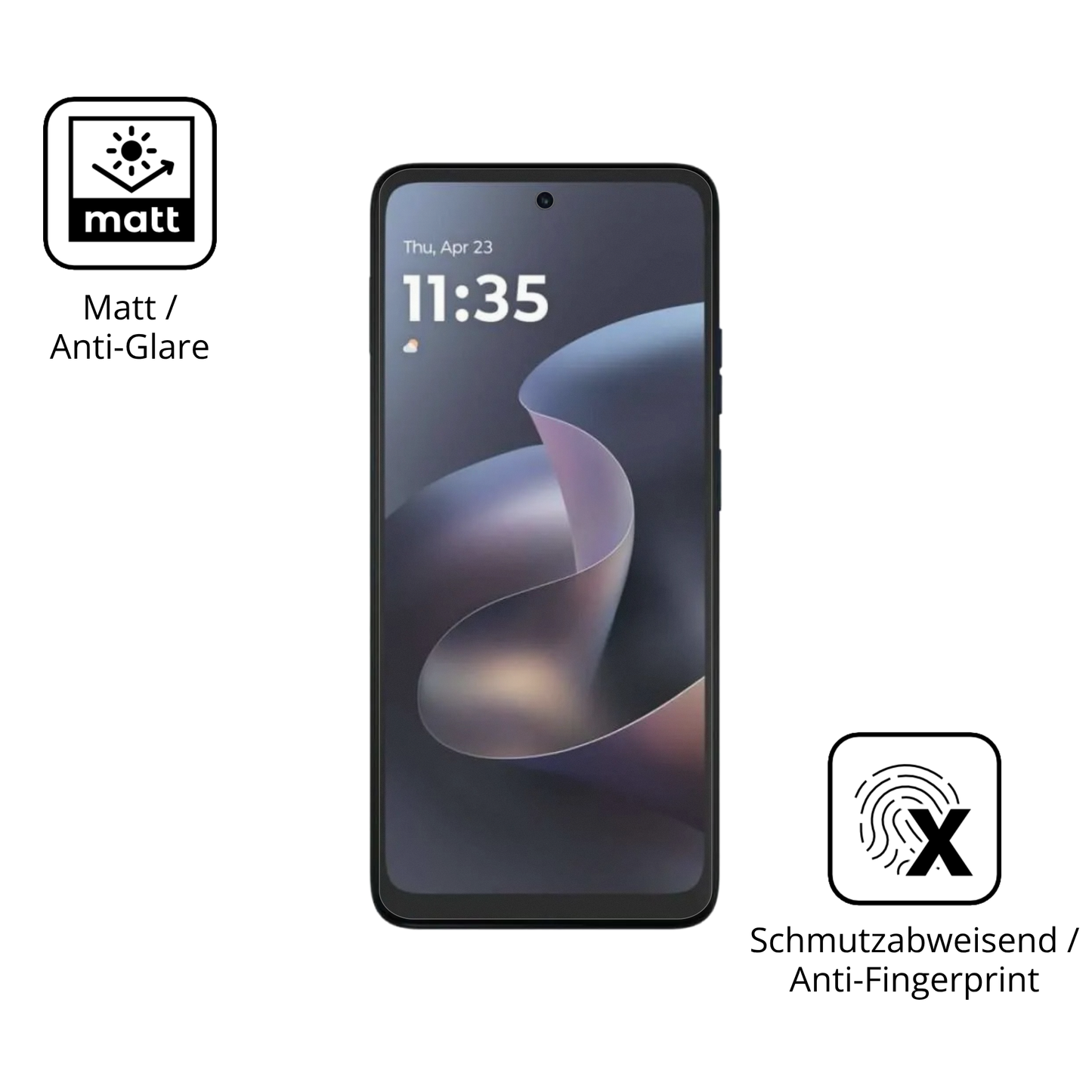 9H Hartbeschichtete, flexible Folie passend zugeschnitten für motorolamoto g 2026