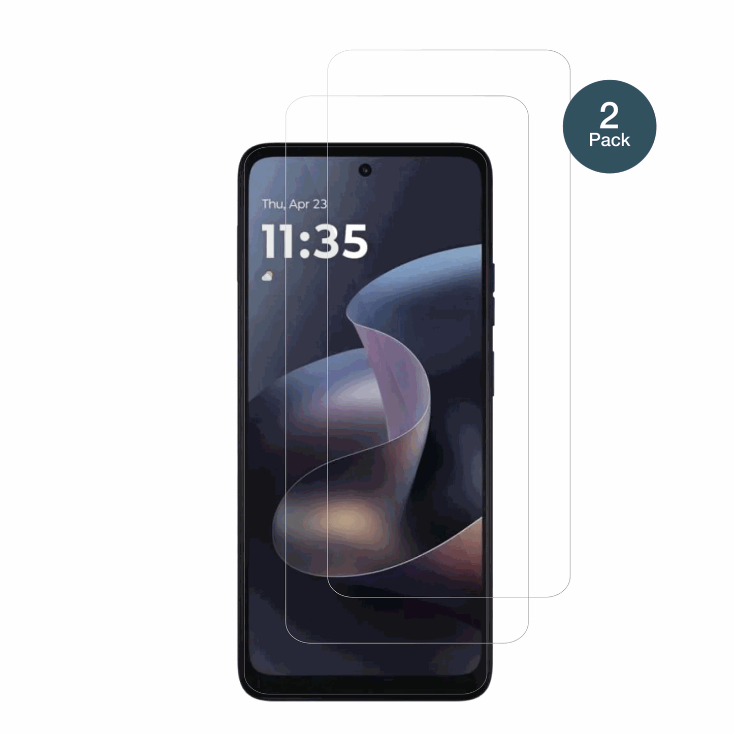 motorolamoto g play 2026 mit aufgebrachter dipos Flex Schutzfolie, glasklare Darstellung ohne Einschränkungen