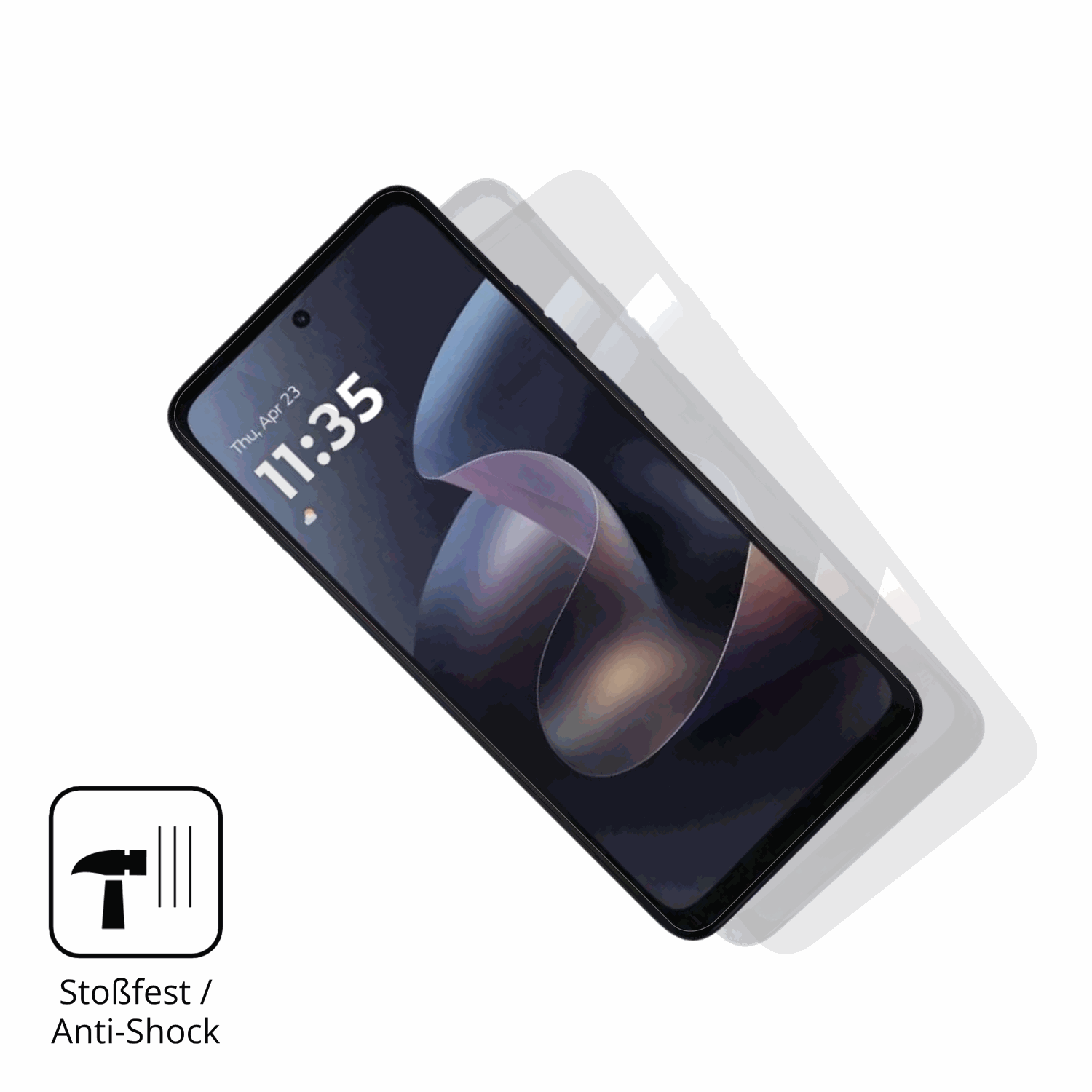 Schutz gegen Kratzer auf dem motorolamoto g 2026 Glas durch Schlüssel, Stöße gegen die Tischkante oder Stürze