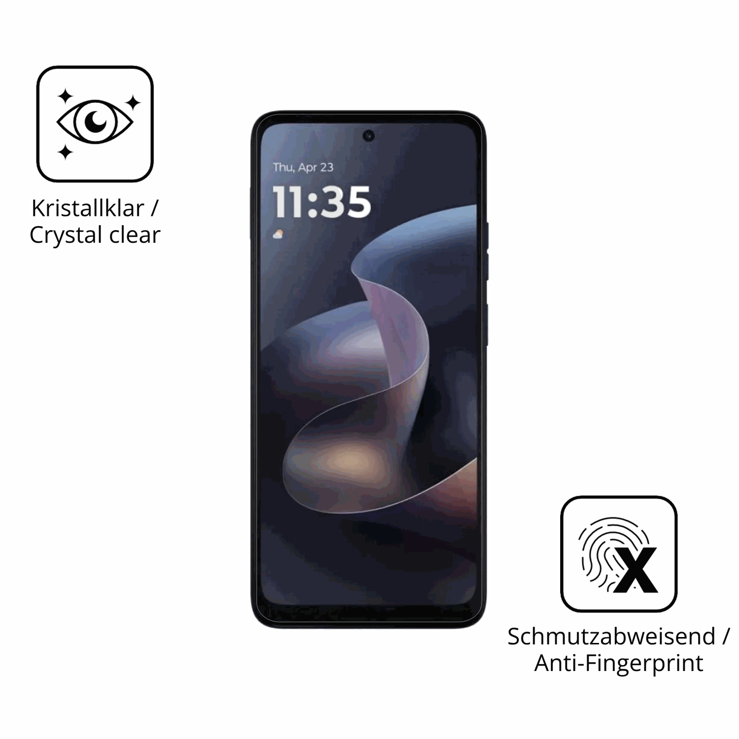 Flexible TPU-Folie passend zugeschnitten für motorolamoto g 2026, vollständige Abdeckung