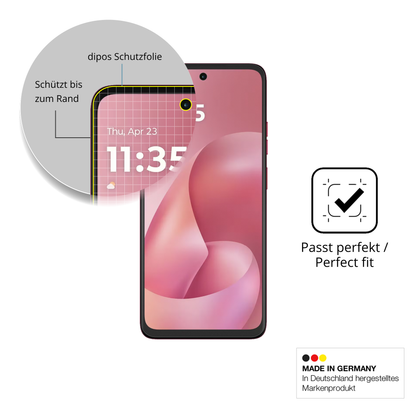 Besonders flexibler Displayschutz mit Anti-Shock-Schicht im Materialmix