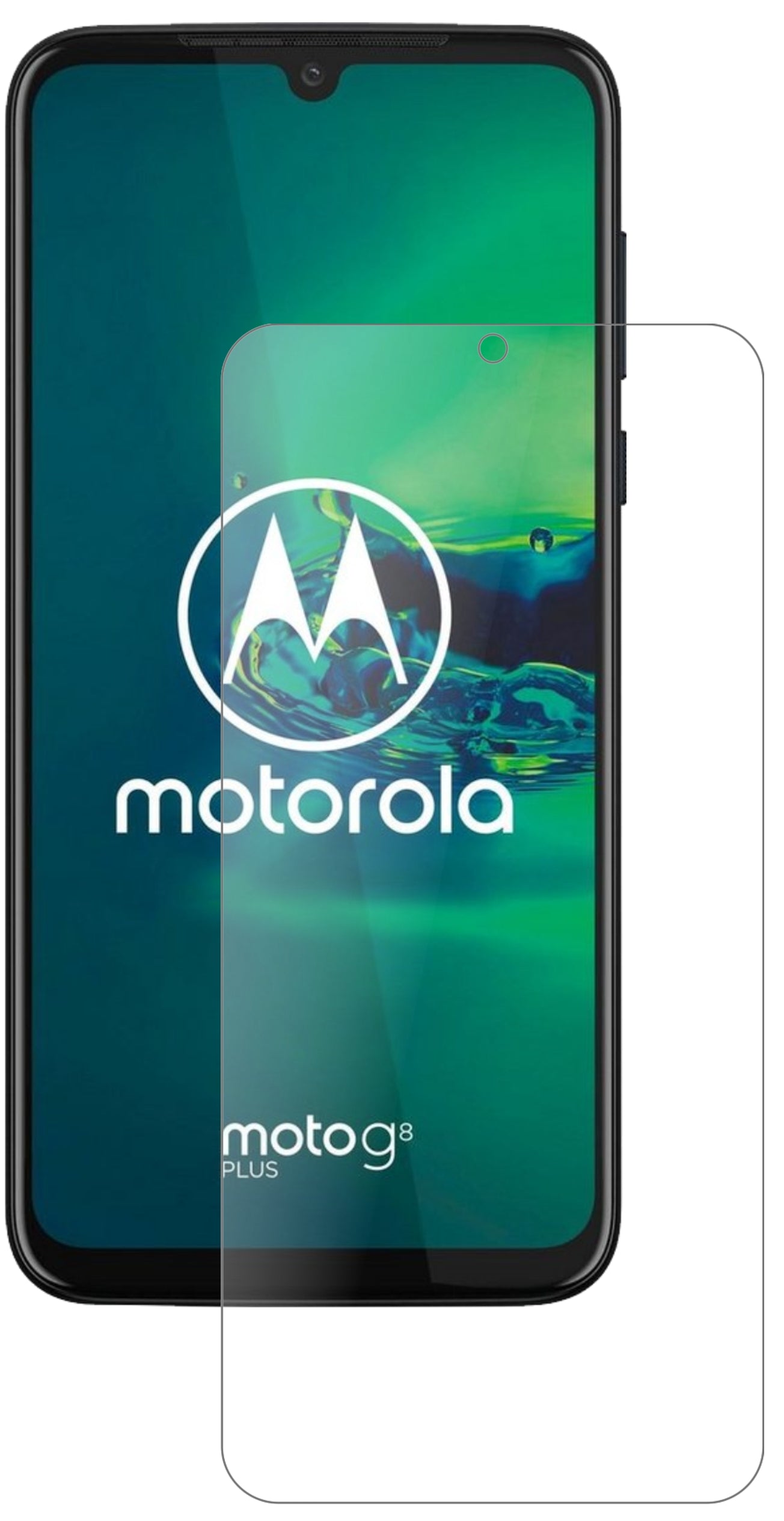 2x 9H Schutzfolie matt für Motorola Moto G8 Plus Panzerfolie
