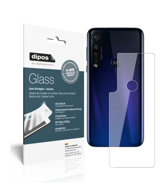 Perfekte Passform und ultimative Qualität: Unser 9H Panzerglas bietet Schutz für Motorola-Moto G8 Plus Rückseite