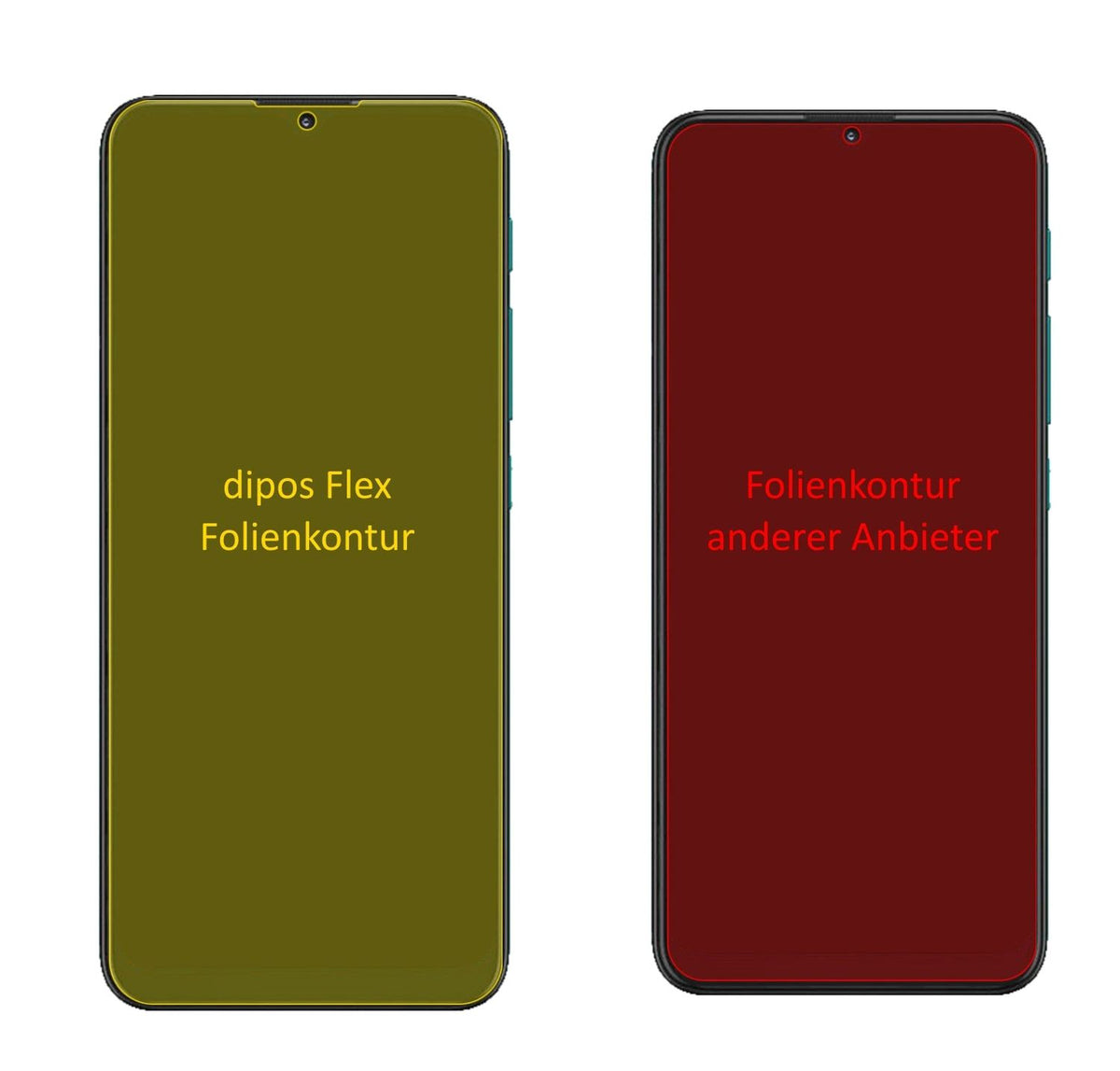 2x 3D Full Cover Schutzfolie für Motorola Moto G9 Play