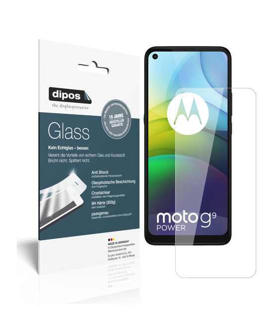 Perfekte Passform und ultimative Qualität: Unser 9H Panzerglas bietet Schutz für Motorola-Moto G9 Power