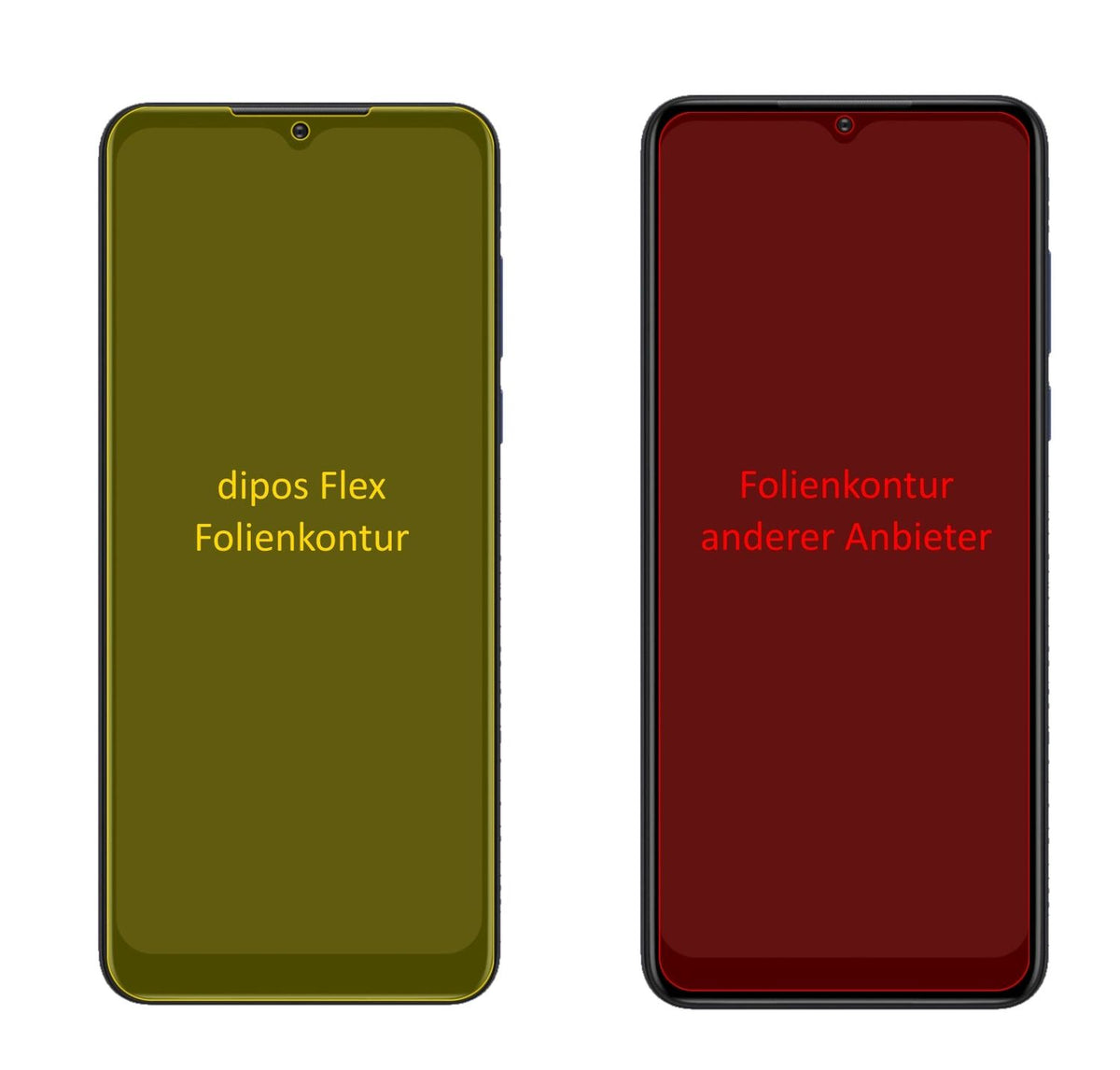 2x 3D Full Cover Schutzfolie für Motorola Moto G Pure