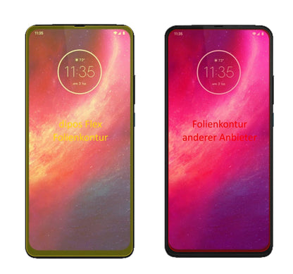 3x 3D Full Cover Schutzfolie für Motorola Moto One Hyper