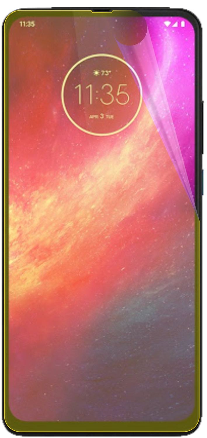 3x 3D Full Cover Schutzfolie für Motorola Moto One Hyper