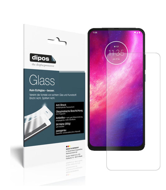 Matte Displayschutzfolie von dipos passend für Motorola Moto One Hyper, 9H kratzfest und blasenfrei montiert