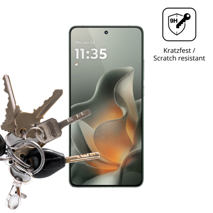dipos Displayschutz für Motorola Moto X70 Air Pro, transparente Oberfläche, perfekte Passform auch für die Rundungen